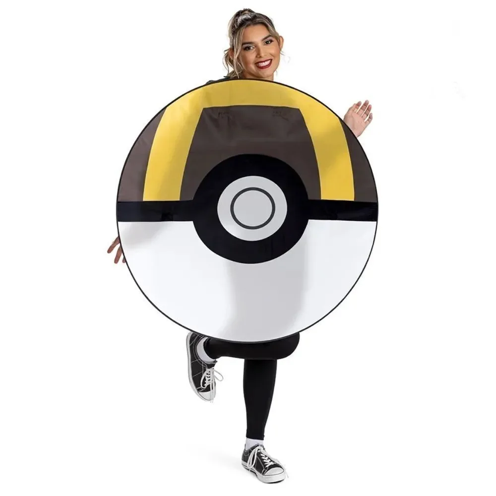 Pokemon Poke Ball Ultra Ball Pop-Out Costume, Child and Adult Ages 8+